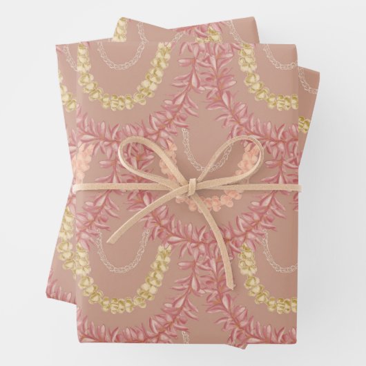 Lā Lei Plumeria von Wander With Aloha Geschenkpapier Set (Beispiel)