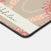 Lā Lei - Sand, Personalisierte Schreibtischmatte (Ecke)