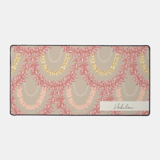 Lā Lei - Sand, Personalisierte Schreibtischmatte (Vorderseite)