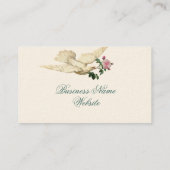 La Lettre D’amour Elfenbein Visitenkarte (Rückseite)