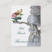 La Lettre D’amour mit Dankeschön-/Auswurfmarke Visitenkarte (Rückseite)