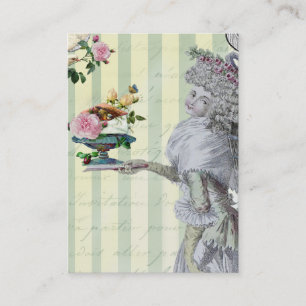 La Lettre D’amour mit Dankeschön-/Auswurfmarke Visitenkarte