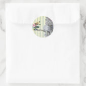 La Lettre D’amour Runder Aufkleber (Tasche)
