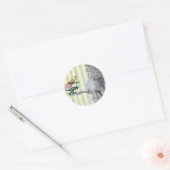 La Lettre D’amour Runder Aufkleber (Umschlag)