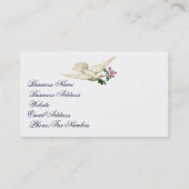 La Lettre D'amour Gold Visitenkarte (Rückseite)