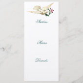 La Lettre D'amour Menu Menükarte (Rückseite)