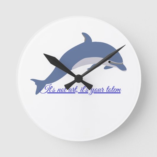 La libertad como principio runde wanduhr (Vorderseite)