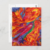 "La Libertad de un Pájaro" Postkarte (Vorne/Hinten)