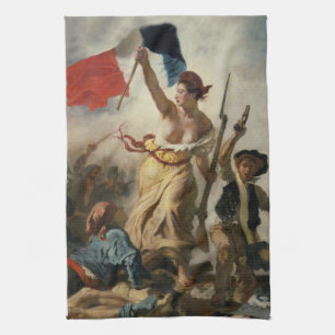 La Liberté guidant le peuple, Eugène Delacroix Geschirrtuch