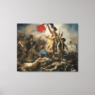 La Liberté guidant le peuple – Eugène Delacroix Leinwanddruck