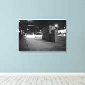 LA Light Streams Leinwanddruck (Insitu (Holzboden))