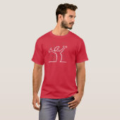 La Linea Fallende Blätter T-Shirt (Vorne ganz)