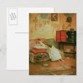 La Liseuse Postkarte (Vorne/Hinten)