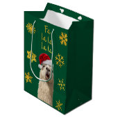 La Llama Mittlere Geschenktüte (Vorderseite Schrägansicht)