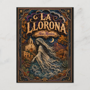 La Llorona New Mexico Popcut Legends Postkarte