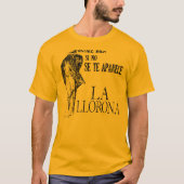 La Llorona Spanischer Langschläfer T-Shirt (Vorderseite)