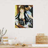 La Loge, 1874 Pierre-Auguste Renoir Poster (Küche)