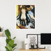 La Loge, 1874 Pierre-Auguste Renoir Poster (Heimbüro)