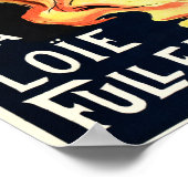 LA LOIE FULLER American Acress Dancer Altes Theate Poster (Ecke)