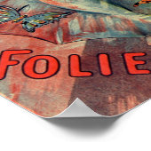 La Loie Fuller aux Folies Bergere Poster (Ecke)