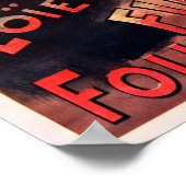 LA LOIE FULLER Folies Bergere Paris Theater Tanz Poster (Ecke)