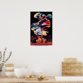 LA LOIE FULLER Folies Bergere Paris Theater Tanz Poster (Küche)