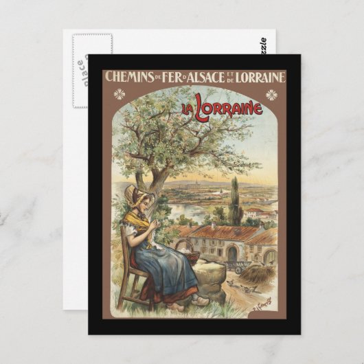 La Lorraine Postkarte (Vorne/Hinten)