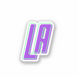 LA Los Angeles Aufkleber