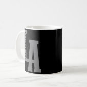 La Los Angeles California La Kaffeetasse (Vorderseite Links)