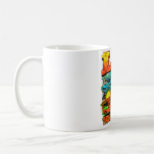 La Los Angeles Verkehrs-Tacos Und Terriers Kaffeetasse