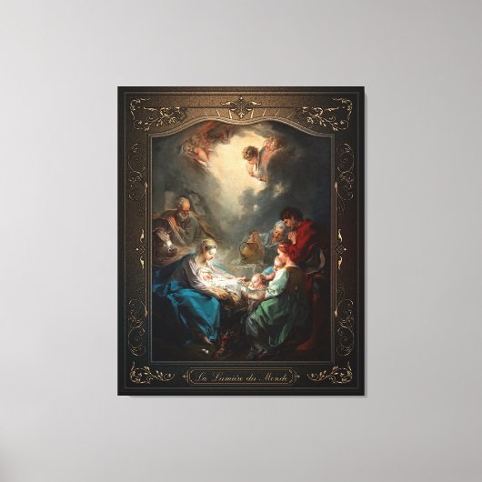 La Lumière du Monde von François Boucher Leinwanddruck (Vorderseite)