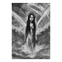 La Luna Dark Angel Fairy Goth Woman Originelle Kun