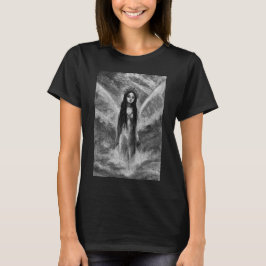 La Luna Dark Angel Fairy Woman Goth Fantasy Art T-Shirt