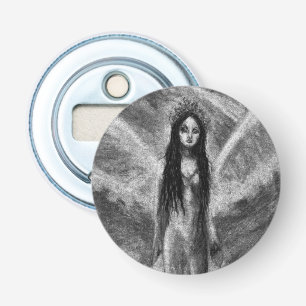 La Luna Dunkler Engel Feenfrau Goth Fantasy Kunst Flaschenöffner