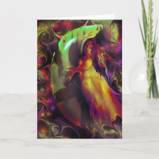 La Luna-Grußkarte Karte