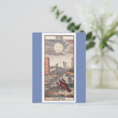 La luna Tarot Card Postkarte (Stehend Vorderseite)
