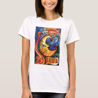 La Lune/der Mond Loteria Karten-Entwurf T-Shirt