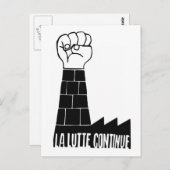 La lutte fortfahren postkarte (Vorne/Hinten)