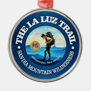 La Luz Trail (Hiker C) Ornament Aus Metall