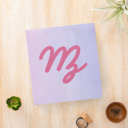 La Macuca Logo Pink Lila Ombre Ordner 2,5 Cm Ordner
