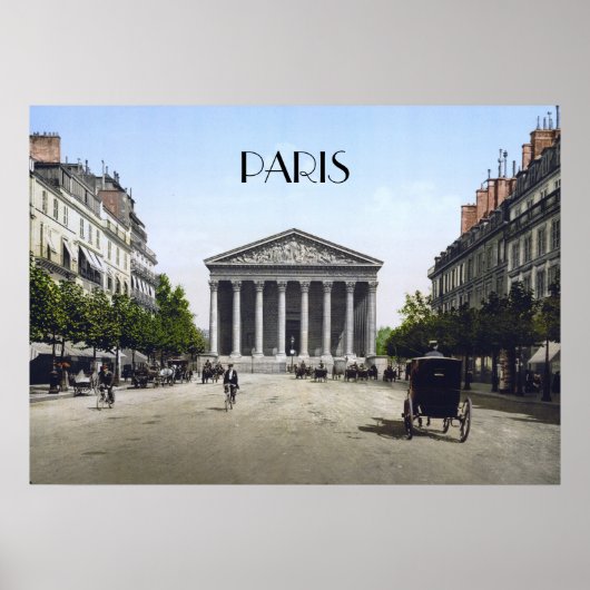 La Madeleine in Paris Poster (Vorne)
