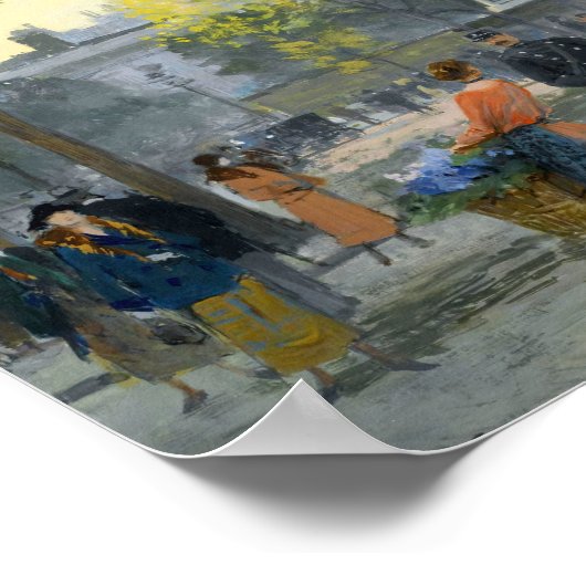 La Madeleine | Victor Gabriel Gilbert Poster (Ecke)