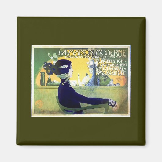 La Maison Moderne Art Noveau Magnet (Vorne)
