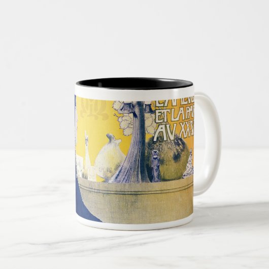 La Maison Moderne, c.1902 Zweifarbige Tasse (VorderseiteRechts)