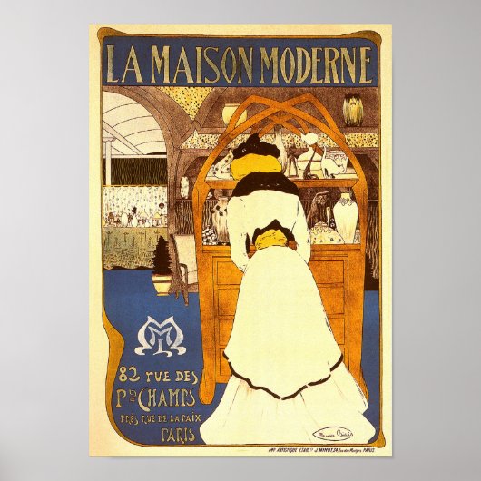 La Maison Moderne, Maurice Biais Poster (Vorne)