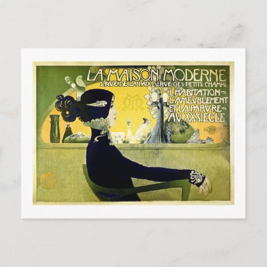 La Maison Moderne - Vintag 1905 Postkarte (Vorderseite)