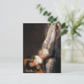 La Maja Vestida Maja (Goya) Francisco de Goya Fran Postkarte (Stehend Vorderseite)