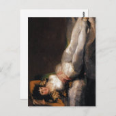 La Maja Vestida Maja (Goya) Francisco de Goya Fran Postkarte (Vorne/Hinten)