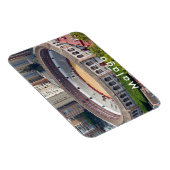 La Malagueta - die Stierkampfarena in Malaga. Magnet (Rechte Seite)