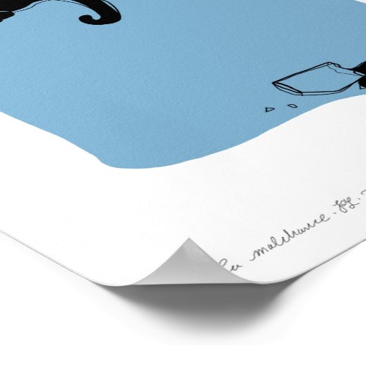 La Malchance (Bad Luck) Poster (Ecke)